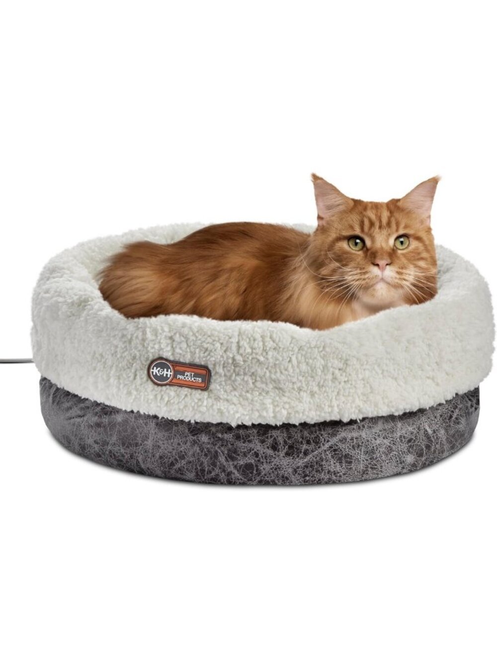 Cozy Heated Cat Bed - Thermo-Snuggle Cup Bomber, Indoor Use, Safety Listed